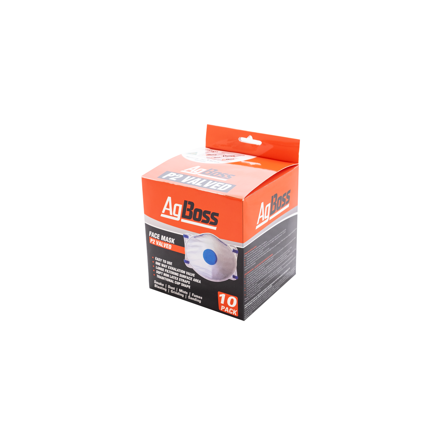 Respirator Mask P2 - with valve 10PK