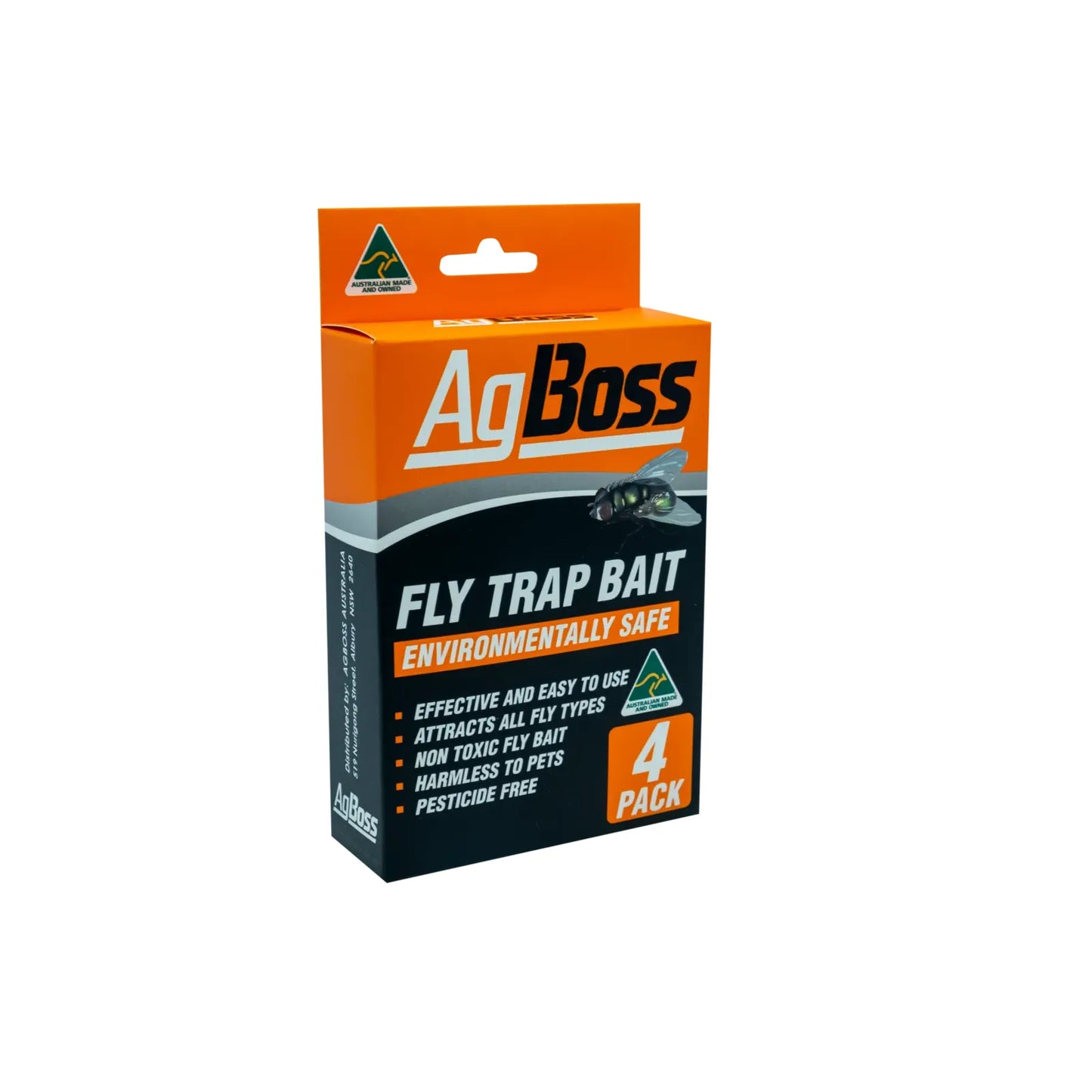 AgBoss Fly Trap Bait - 4pk