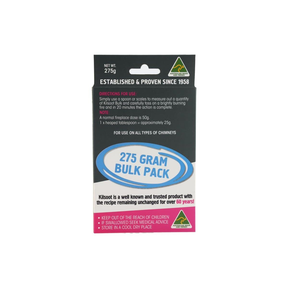 Kilsoot Chimney Cleaner 275g Bulk Pack
