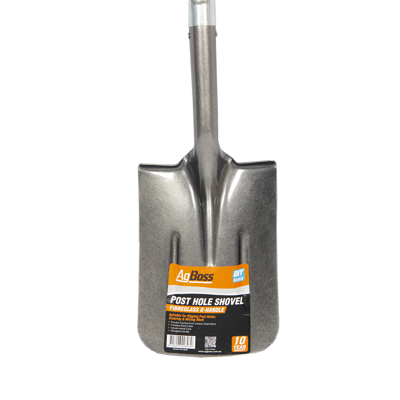 AgBoss DIY Post Hole Shovel - D Handle
