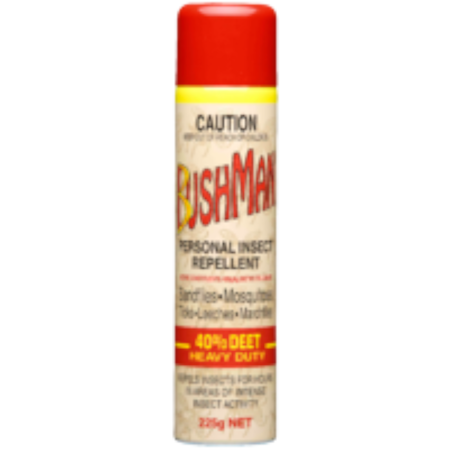 Bushman Heavy Duty Aerosol - 40% Deet (225g)