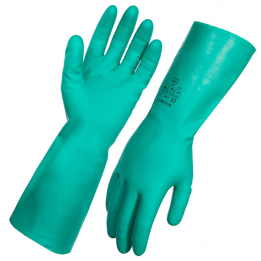Nitrile Glove 45cm - Green (size 10)