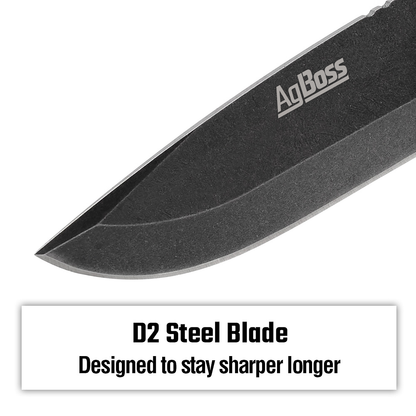 AgBoss Knife Pocket 76mm Stainless Steel Blade