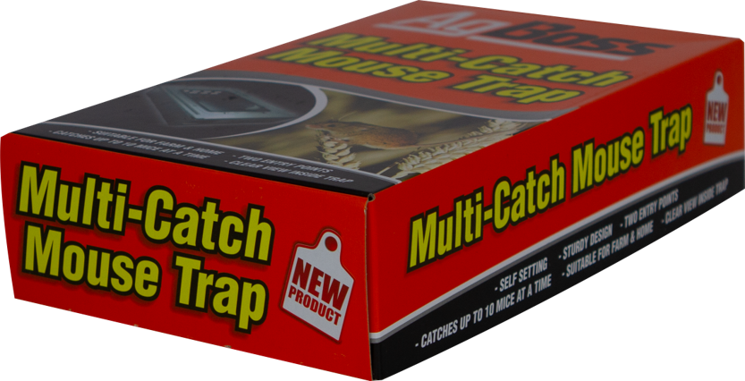 Multi Catch Steel Mouse Trap - 26 x 16 x 6 cm