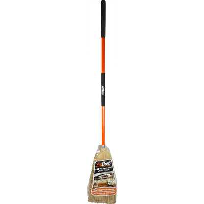 8 Tie Millet Broom with Cane Inserts