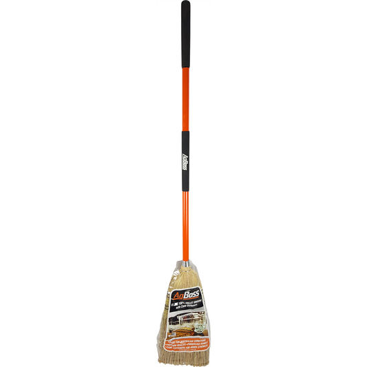 8 Tie Millet Broom with Cane Inserts