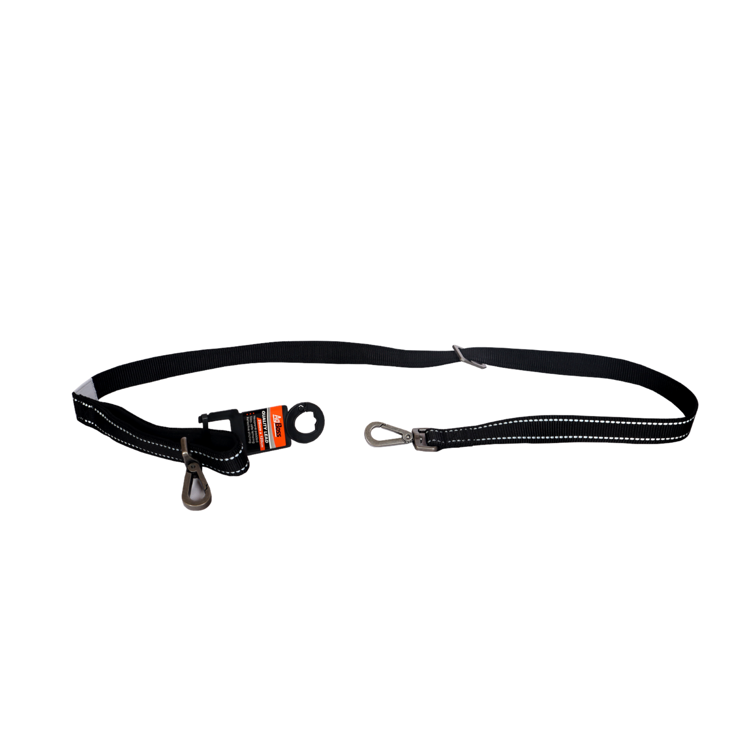 AgBoss Black Dog Lead | 25mm x 120cm (48)"