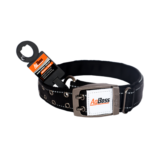 Black Dog Collar | 40mm x 75cm (30")