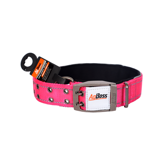 AgBoss Hot Pink Dog Collar 40mm x 60cm (24")