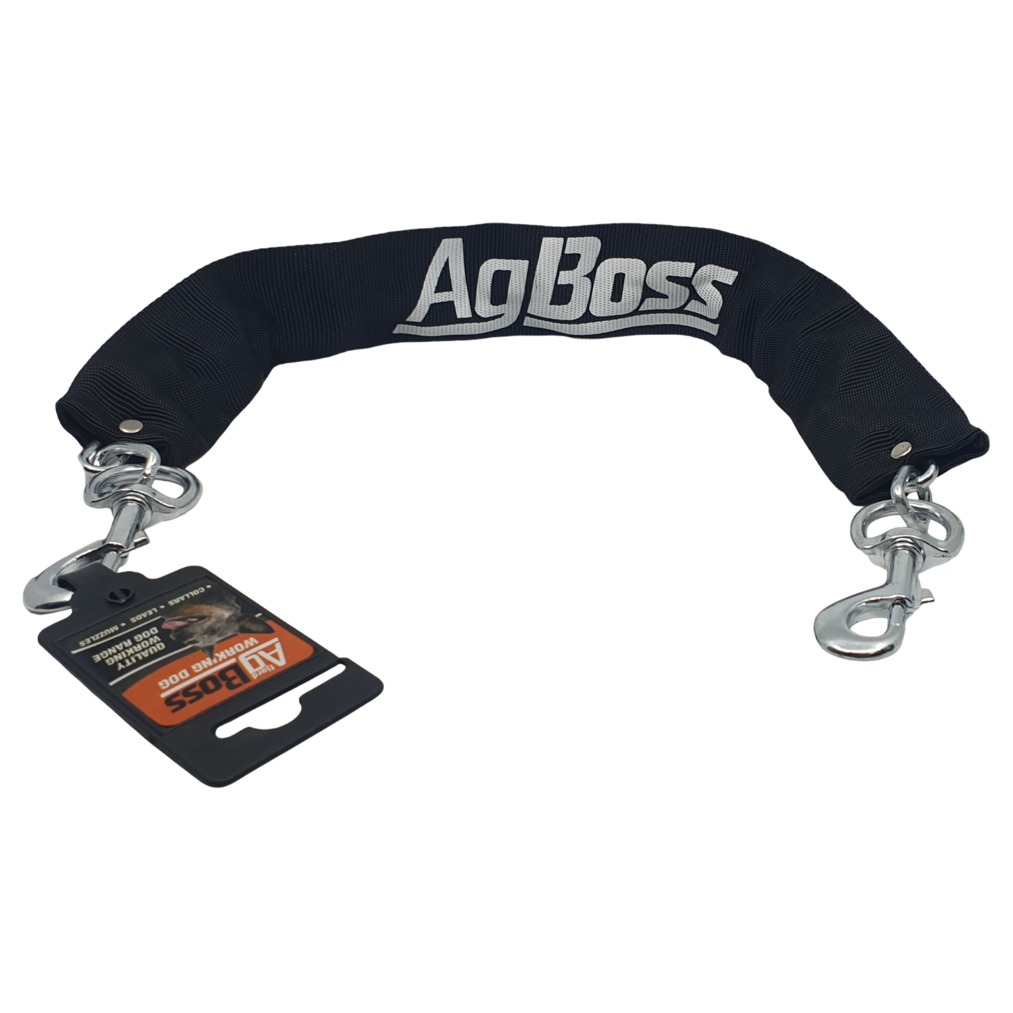 Dog Ute Chain with snap hooks 4mm x 500mm