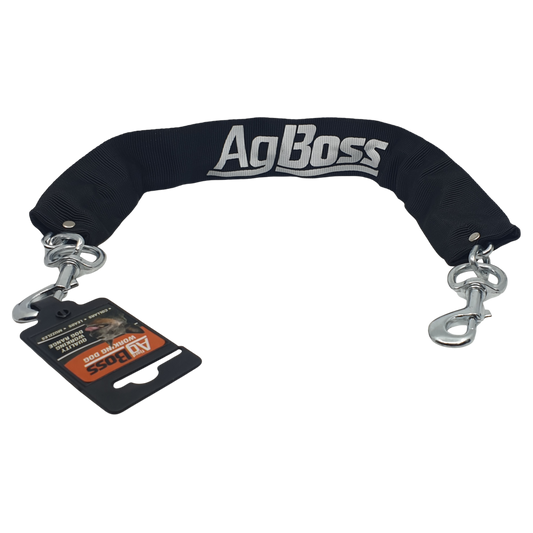 Dog Ute Chain with snap hooks 4mm x 500mm