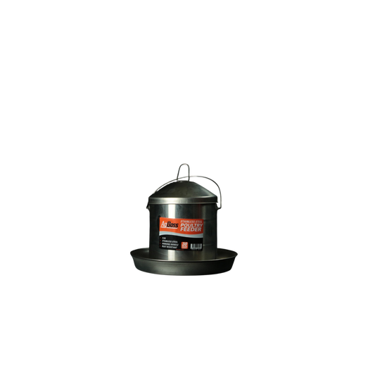 AgBoss Stainless Steel Poultry Feeder 9kg