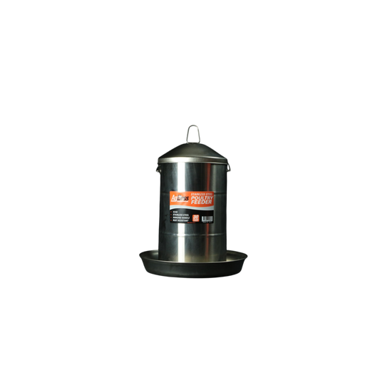 AgBoss Galvanised Poultry Feeder 15kg
