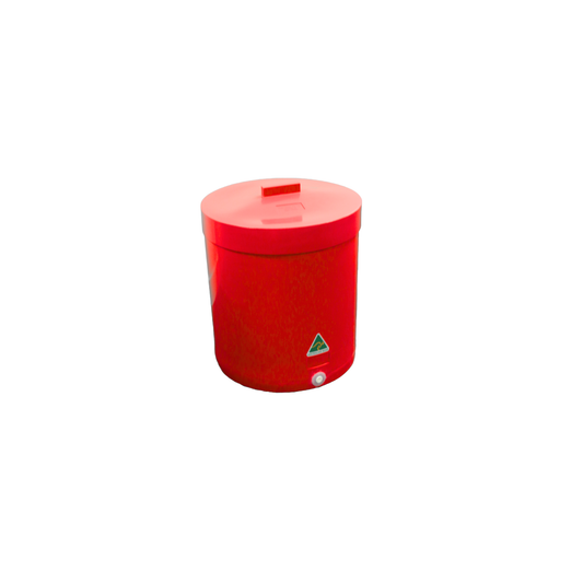 Grazer Feed Bin & Lid Red