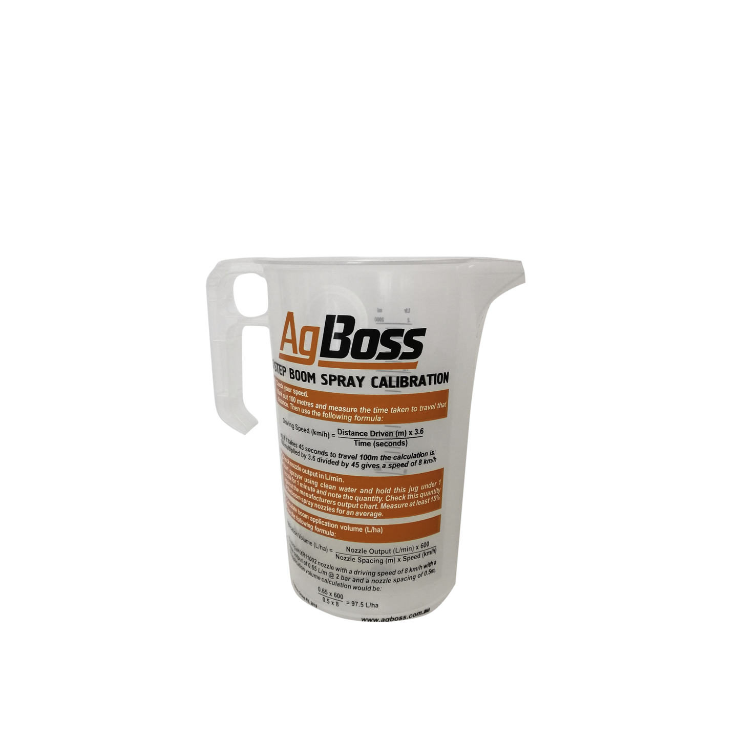 Jug 2 Litre PourMaxx - Boom Spray Calibration 2 Litre