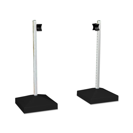 Jump Wing Keyhole Square Base & Cup - Black (1pr)