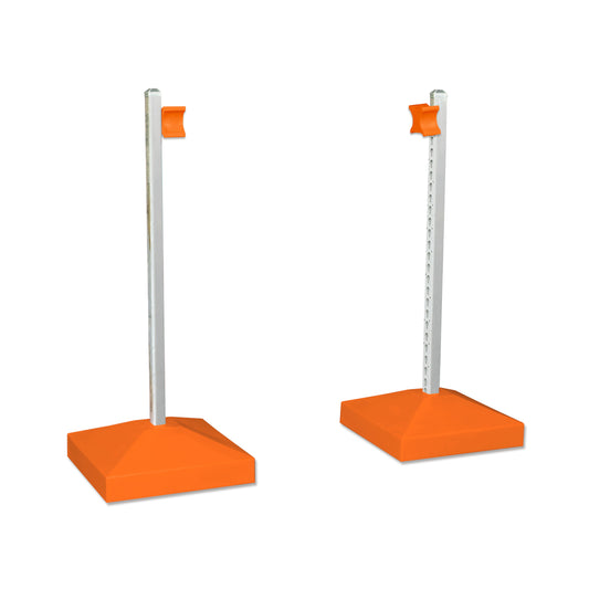 Jump Wing Keyhole Square Base & Cup - Orange (1pr)