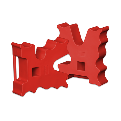 Cavaletti Jump Blocks - Red (1pr)