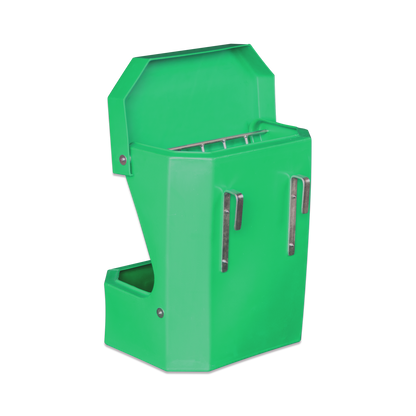 Hay Rack Feeder with Lid - Green