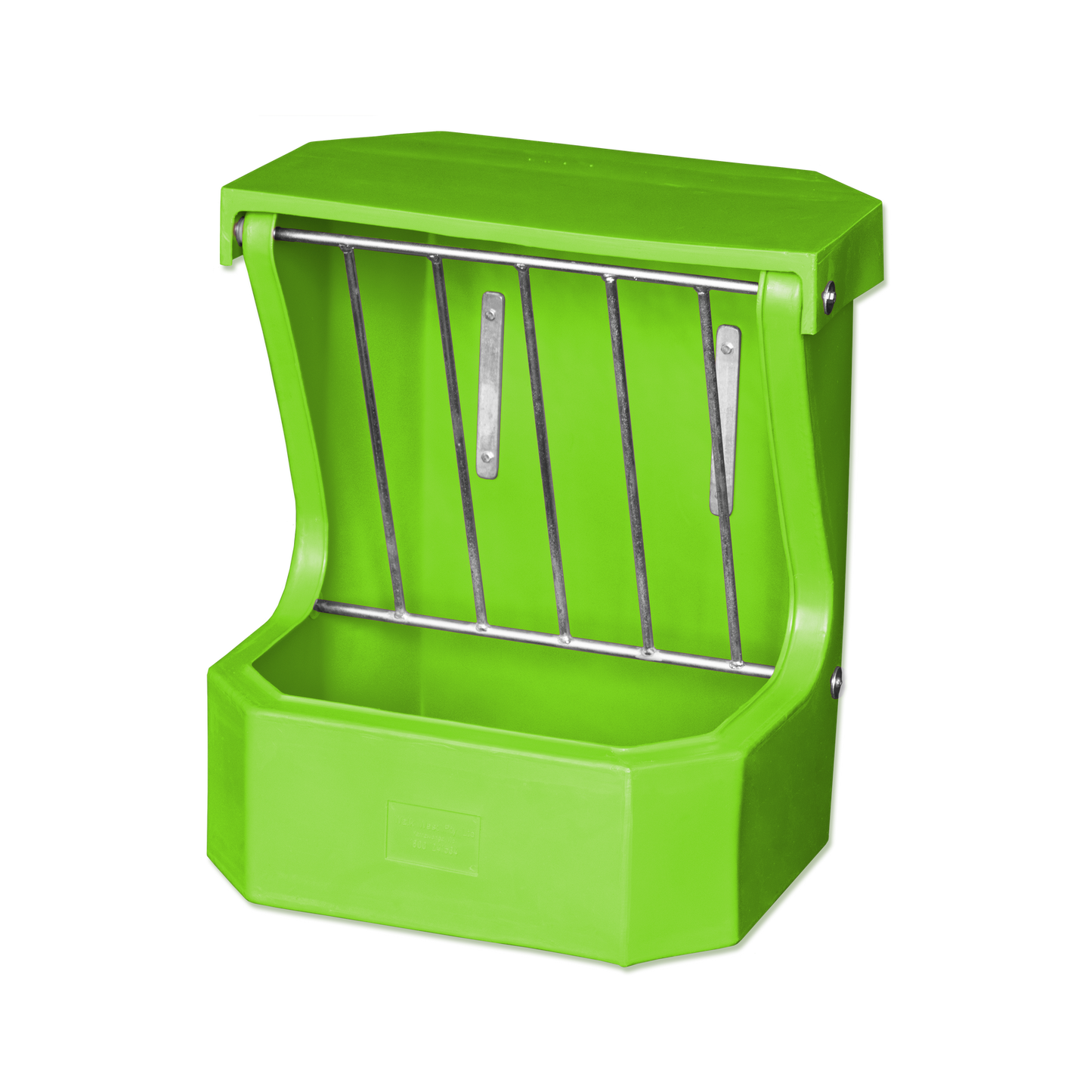 Hay Rack Feeder with Lid - Lime