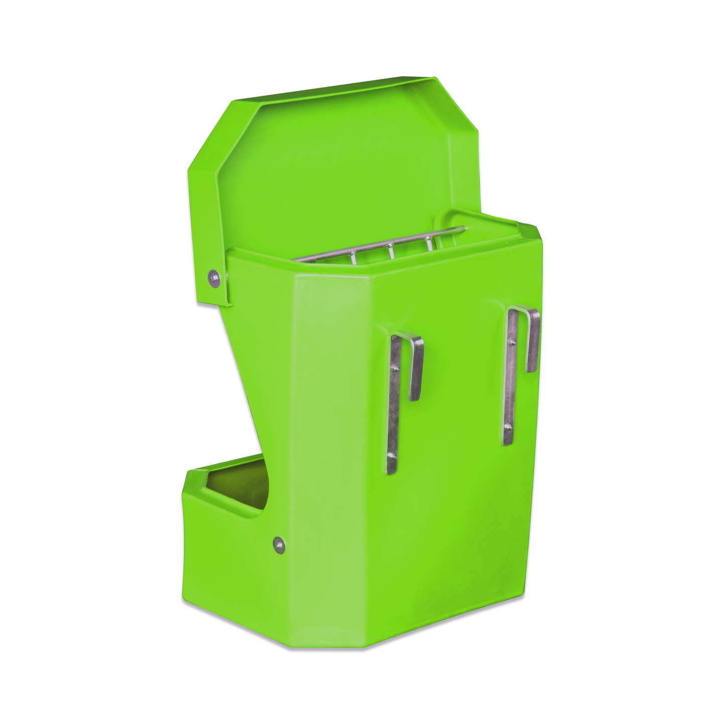 Hay Rack Feeder with Lid - Lime