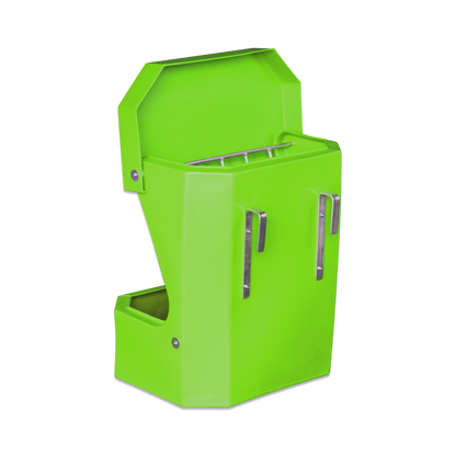 Hay Rack Feeder with Lid - Lime