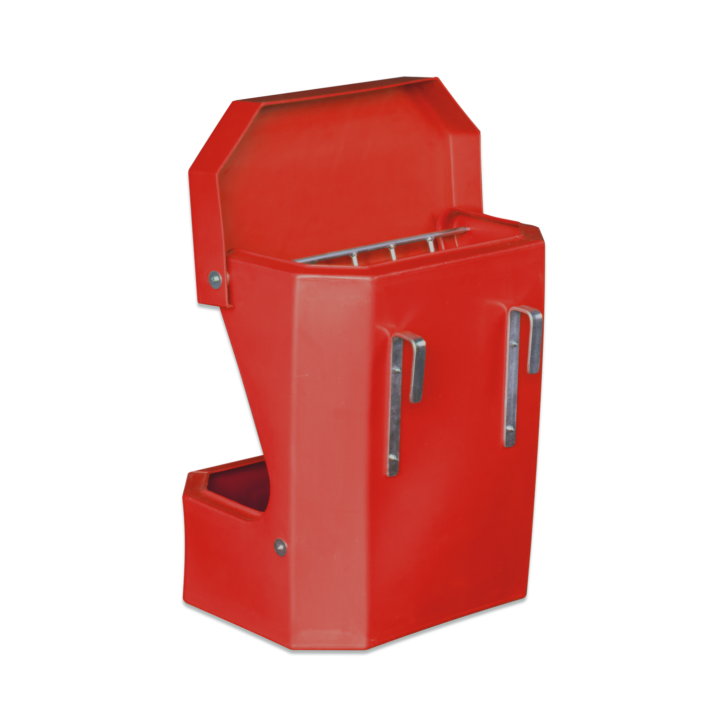 Hay Rack Feeder with Lid - Red