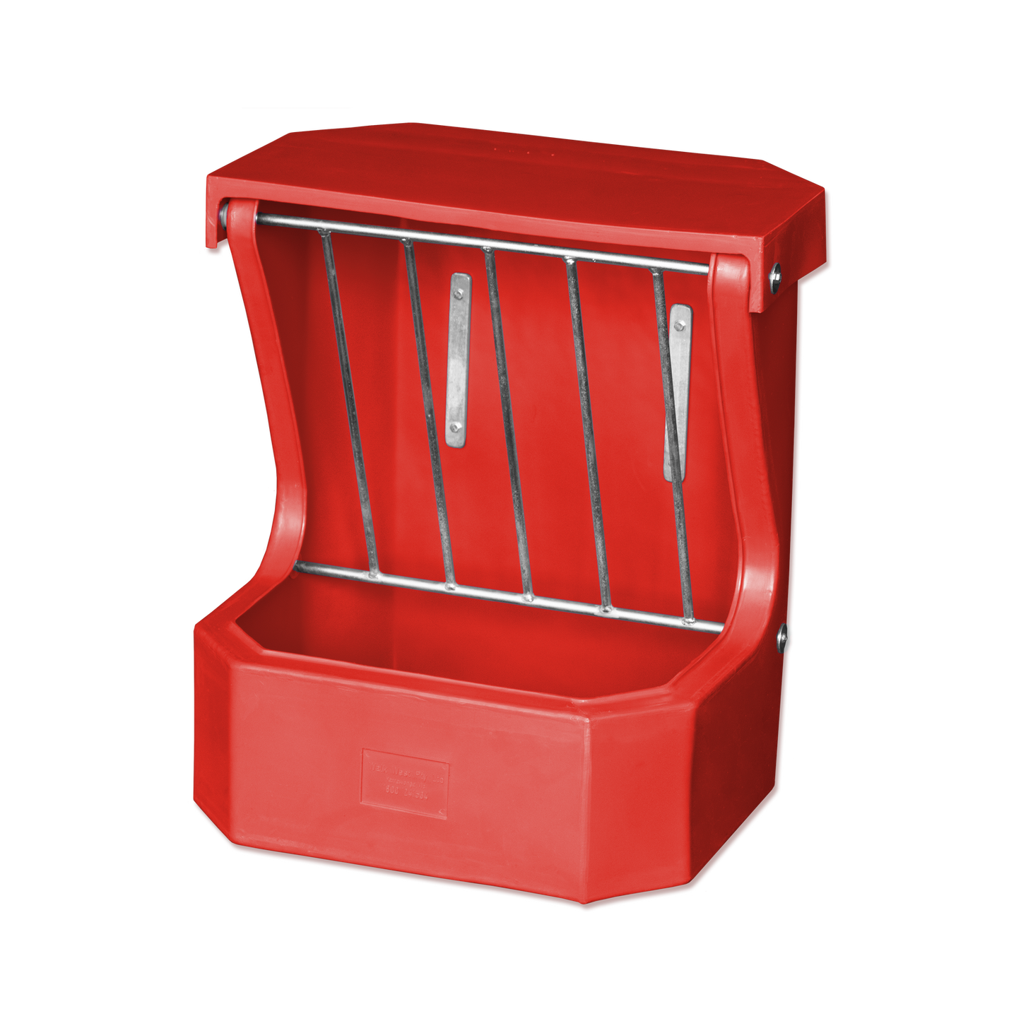 Hay Rack Feeder with Lid - Red