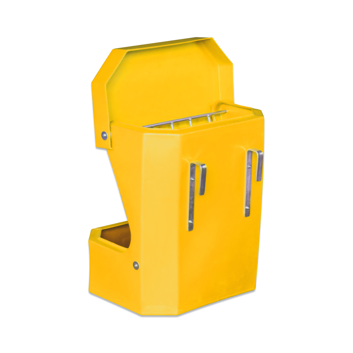 Hay Rack Feeder with Lid - Yellow