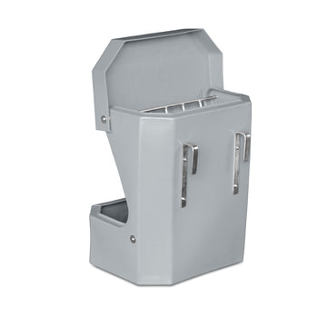 Hay Rack Feeder with Lid - Grey