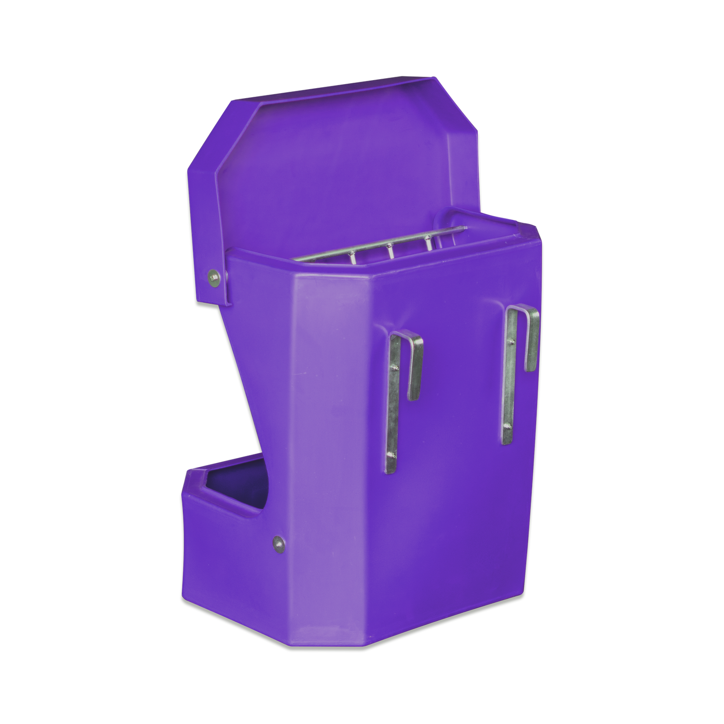 Hay Rack Feeder with Lid - Purple