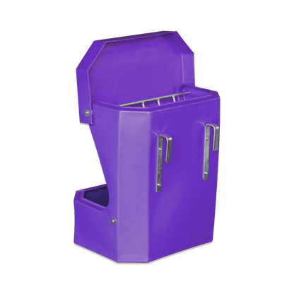 Hay Rack Feeder with Lid - Purple