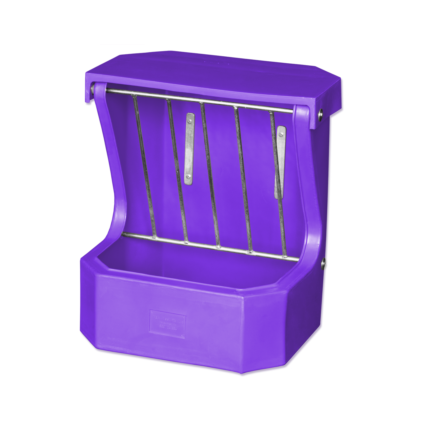 Hay Rack Feeder with Lid - Purple