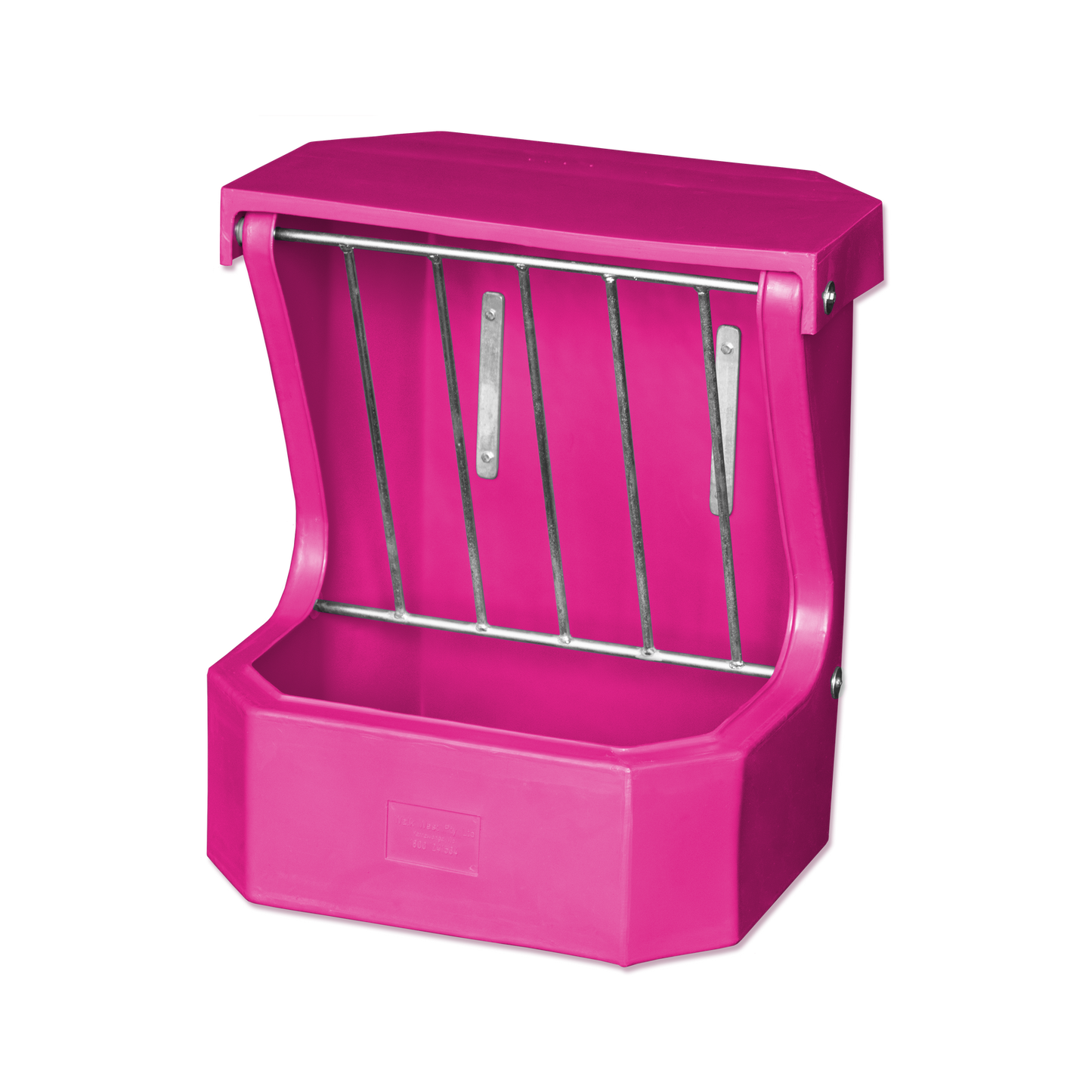 Hay Rack Feeder with Lid - Pink