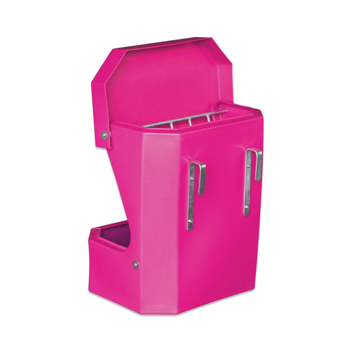 Hay Rack Feeder with Lid - Pink