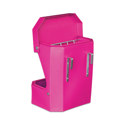 Hay Rack Feeder with Lid - Pink