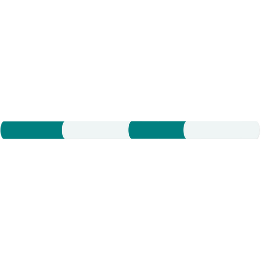 Jump Pole 2.4m long Natural & Teal