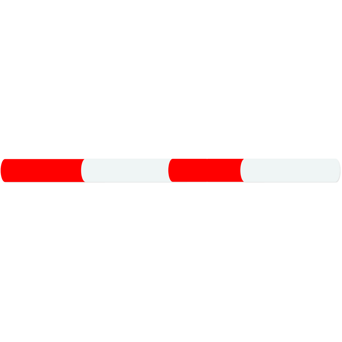 Jump Pole 2.4m long Natural & Red