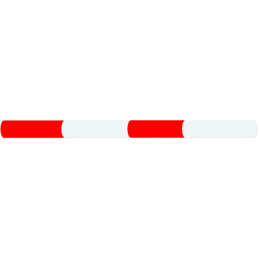Jump Pole 2.4m long Natural & Red