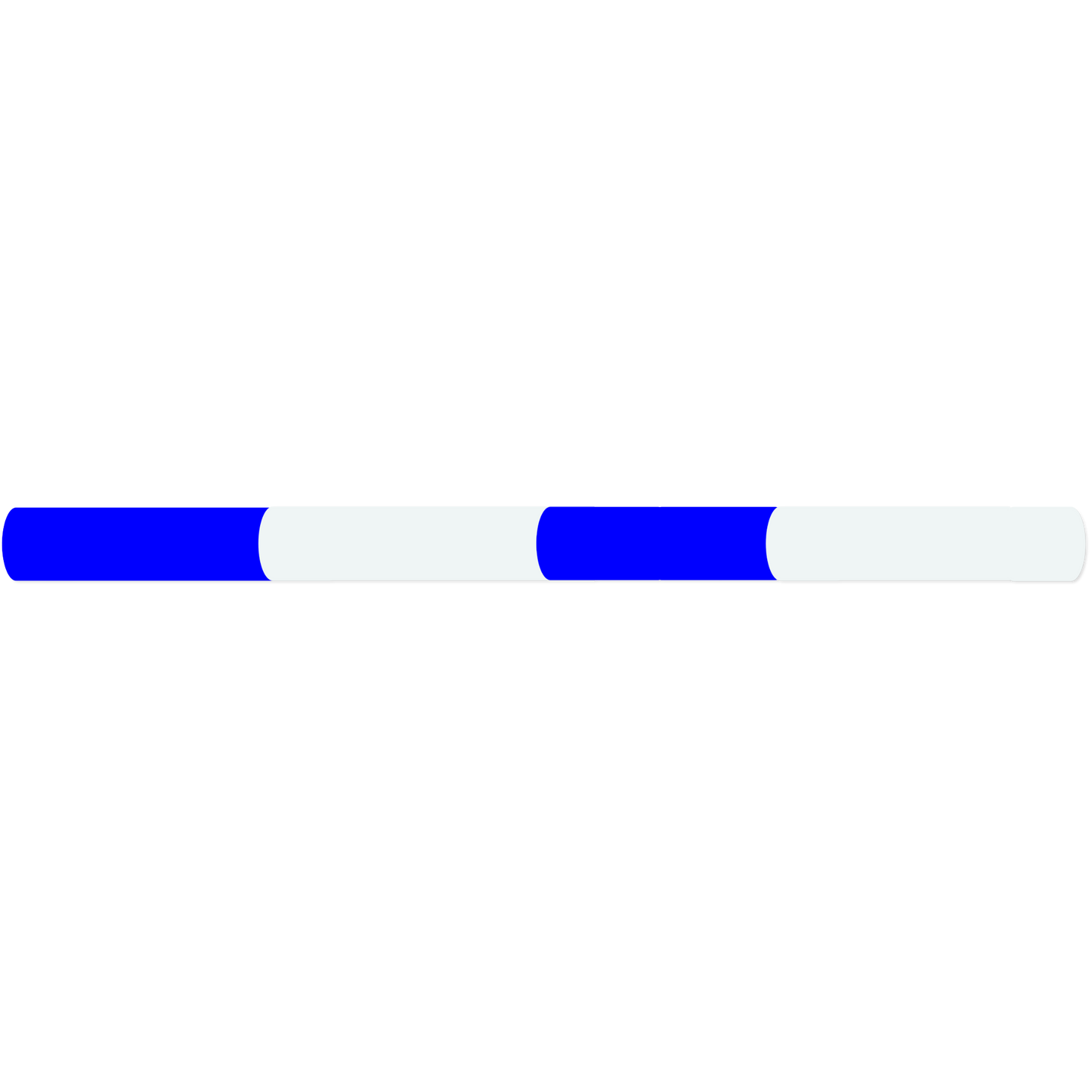 Jump Pole 2.4m long Natural & Blue