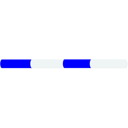 Jump Pole 2.4m long Natural & Blue