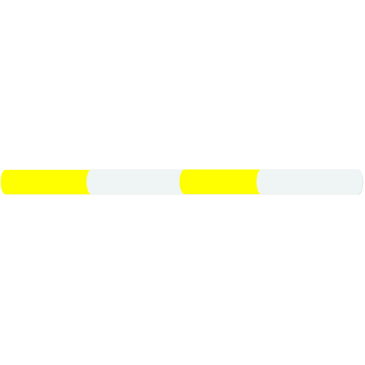 Jump Pole 2.4m long Natural & Yellow