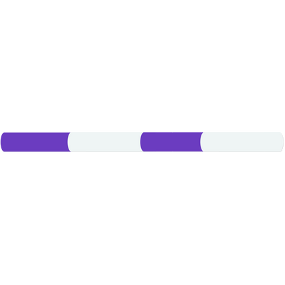 Jump Pole 2.4m long Natural & Purple