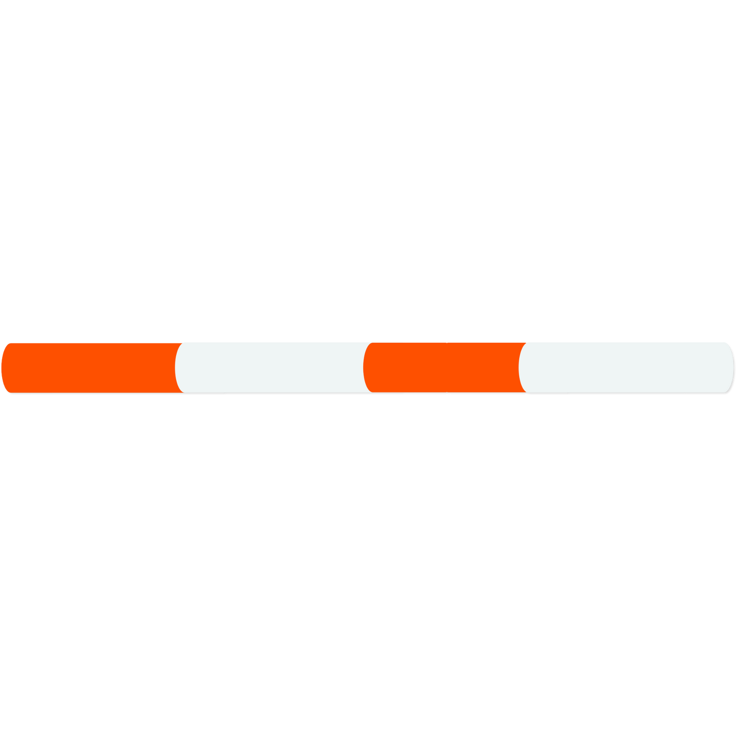 Jump Pole 2.4m long Natural & Orange