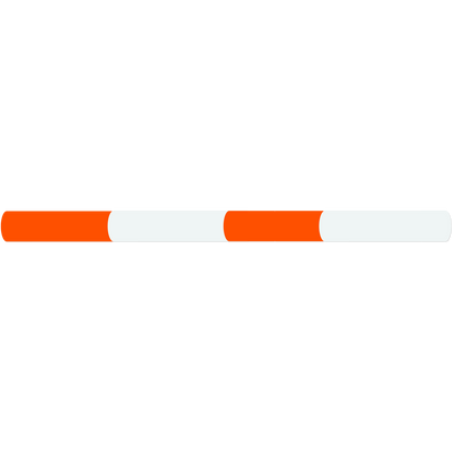 Jump Pole 2.4m long Natural & Orange