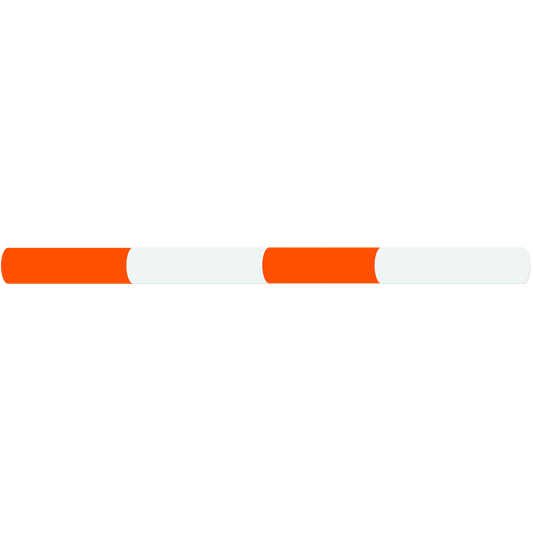 Jump Pole 2.4m long Natural & Orange
