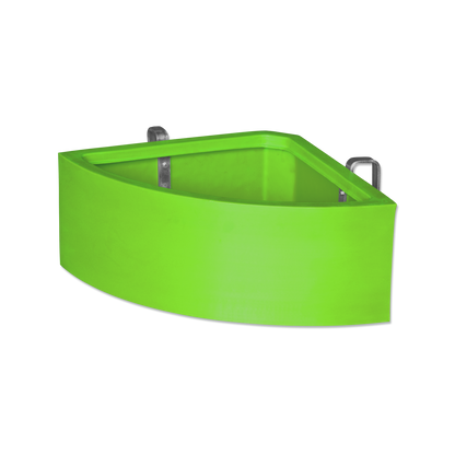 Corner Feeder, 45 litre - Lime