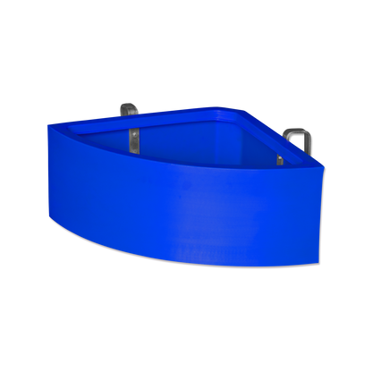 Corner Feeder, 45 litre - Blue