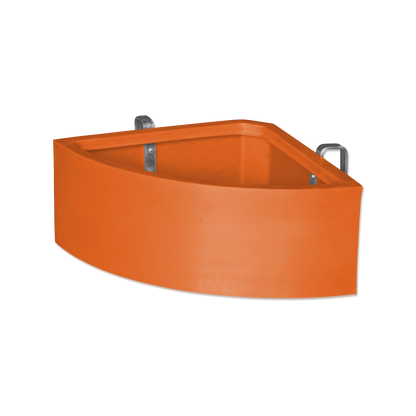 Corner Feeder, 45 litre - Orange
