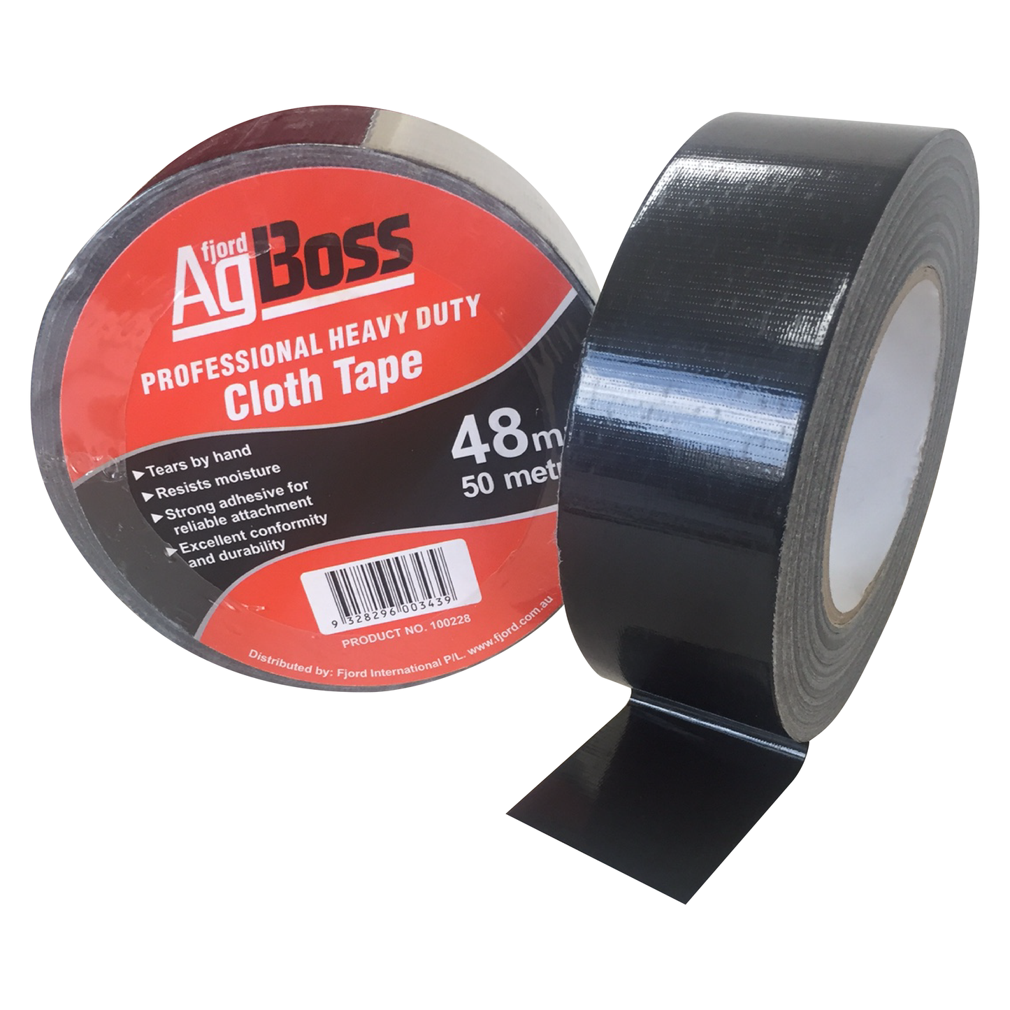 Black Cloth Tape - 48mm x 50m